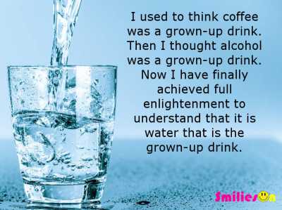 I used to think coffee was a grown-up drink...